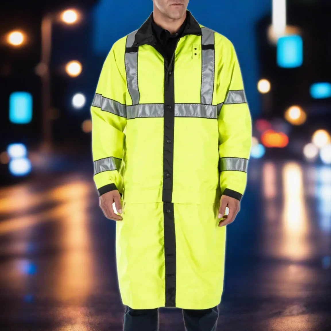 5.11 Tactical Long Reversible Hi-Vis Rain Coat