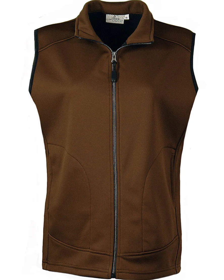 AKWA Ladies' Full Zip Soft Shell Vest