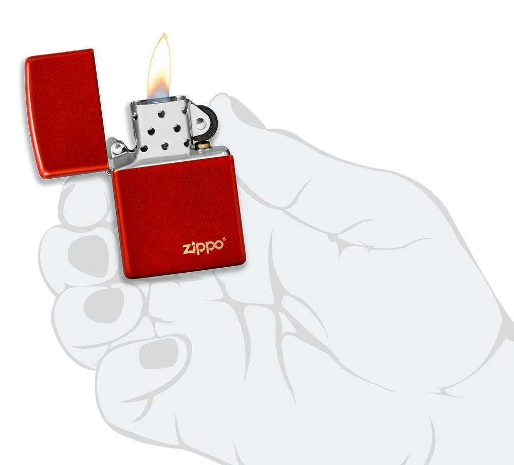 Anodized Red Zippo Lasered