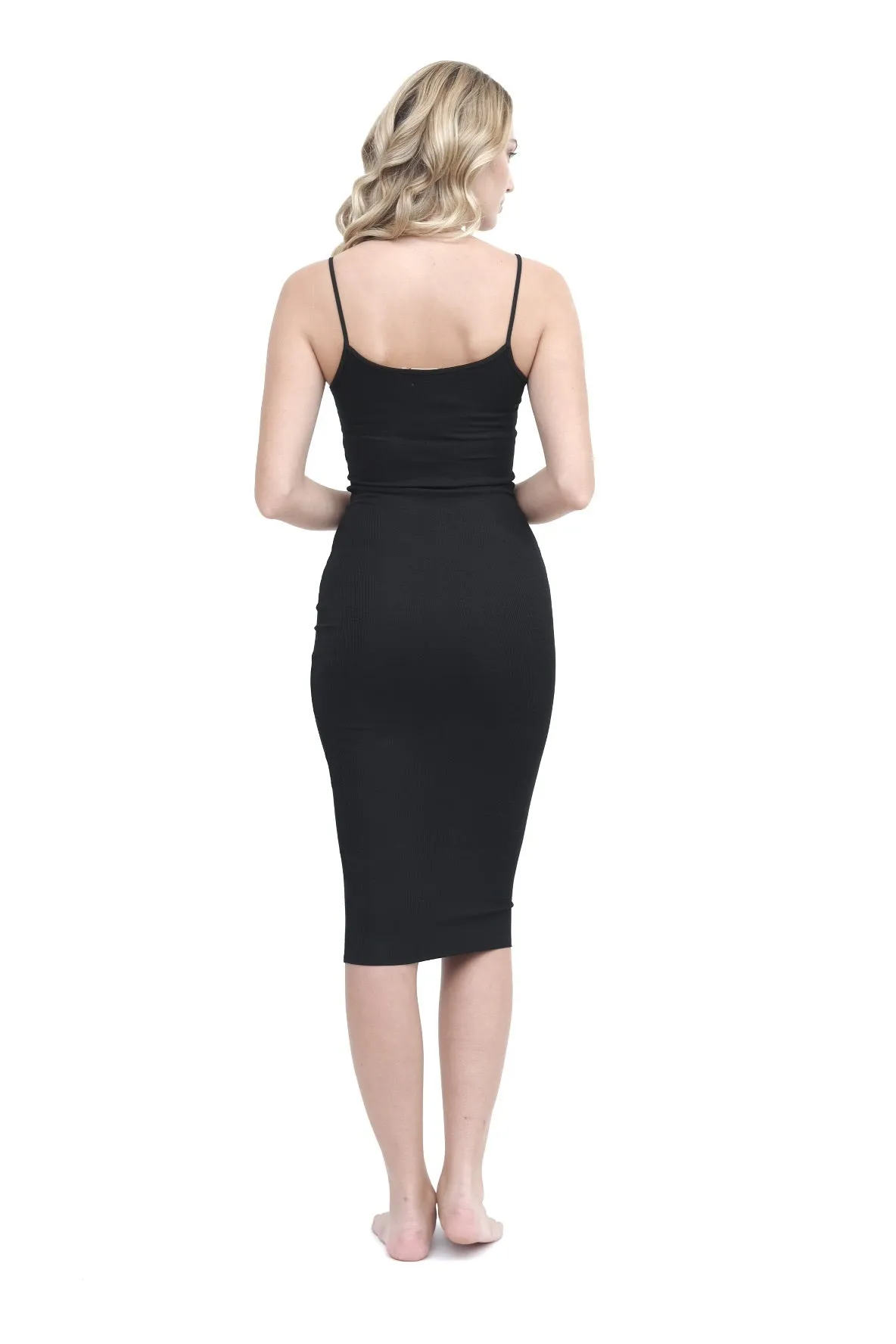 Black Cami Midi Dress