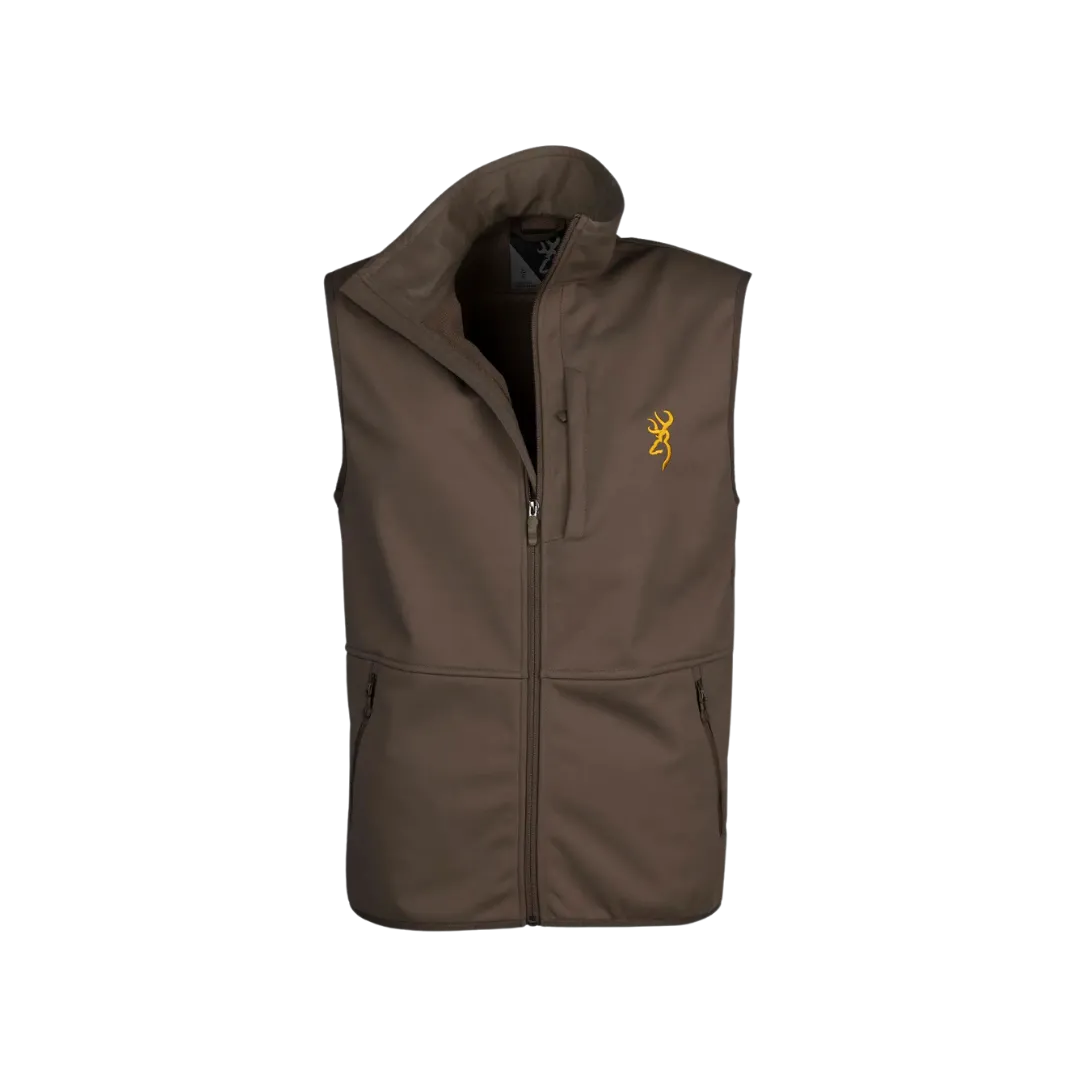 Browning Men's Soft Shell Major Brown Vest