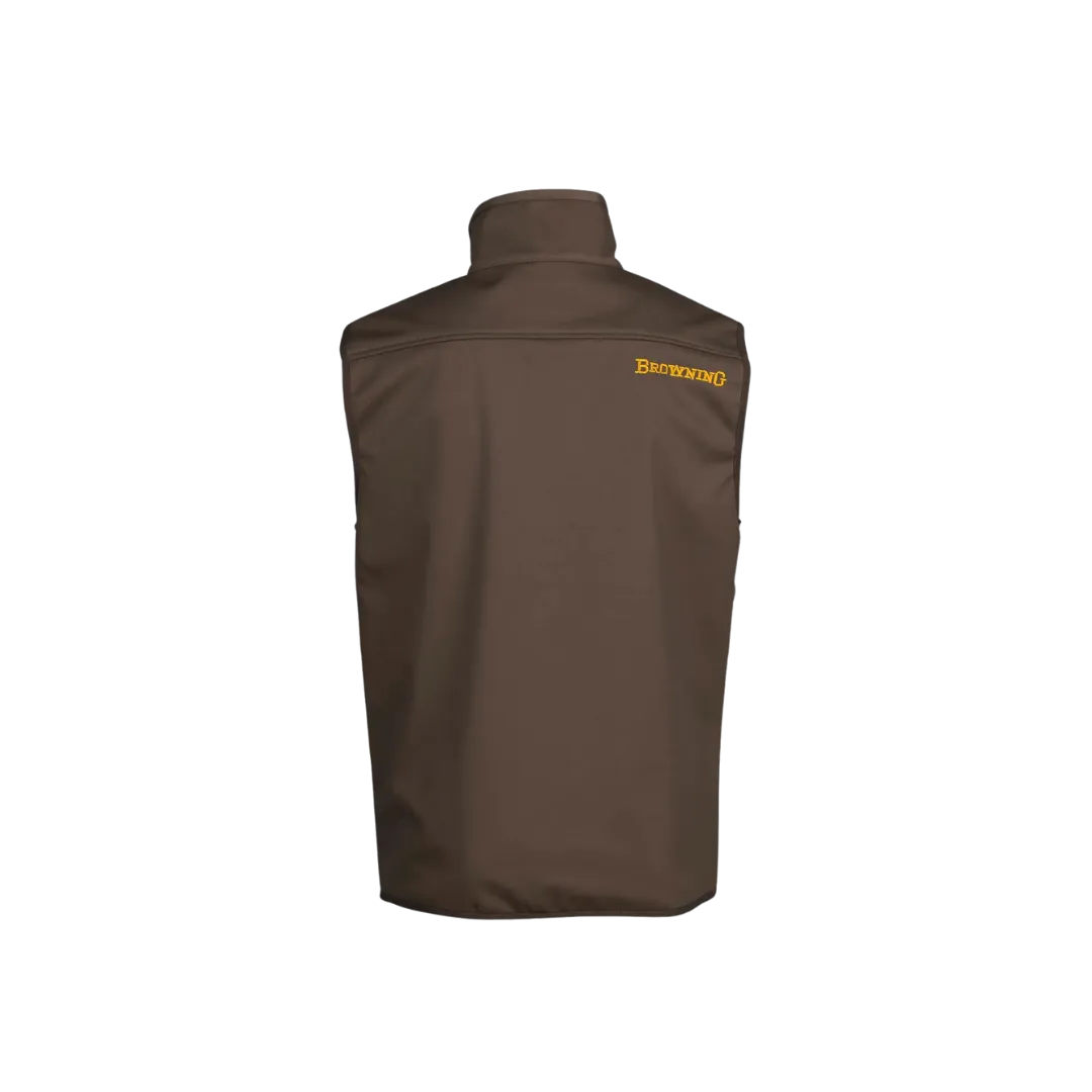 Browning Men's Soft Shell Major Brown Vest