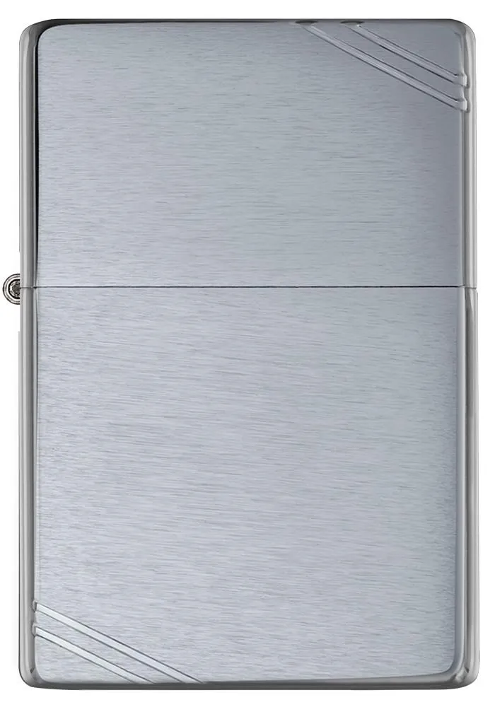 Brushed Chrome Vintage with Slashes