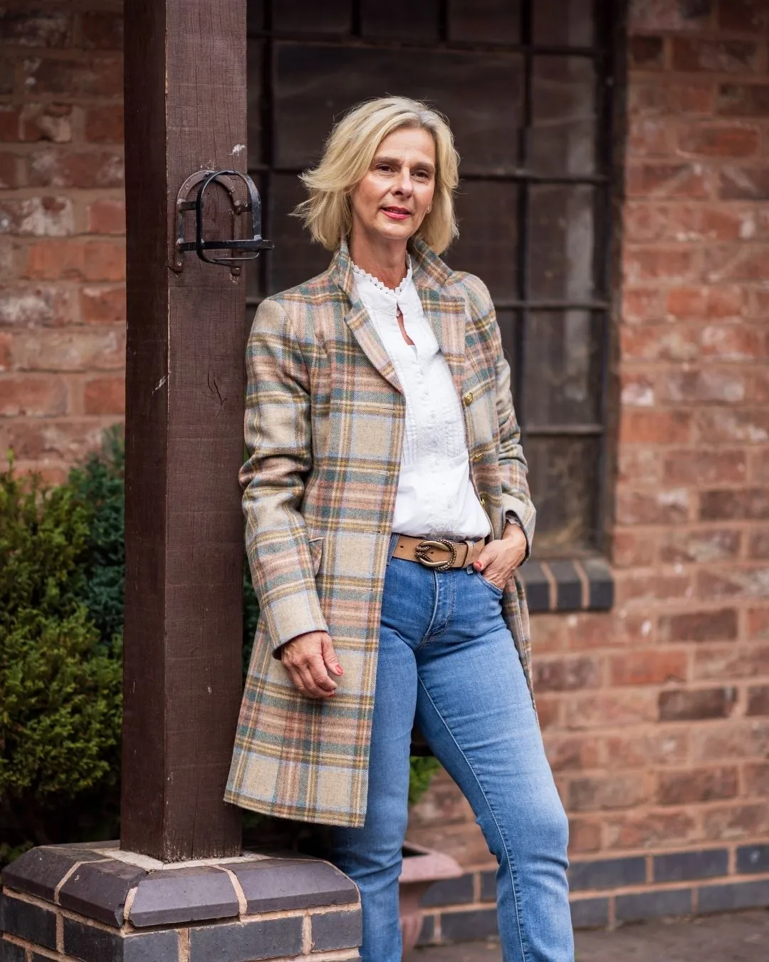 Charlotte Vintage Tweed Coat
