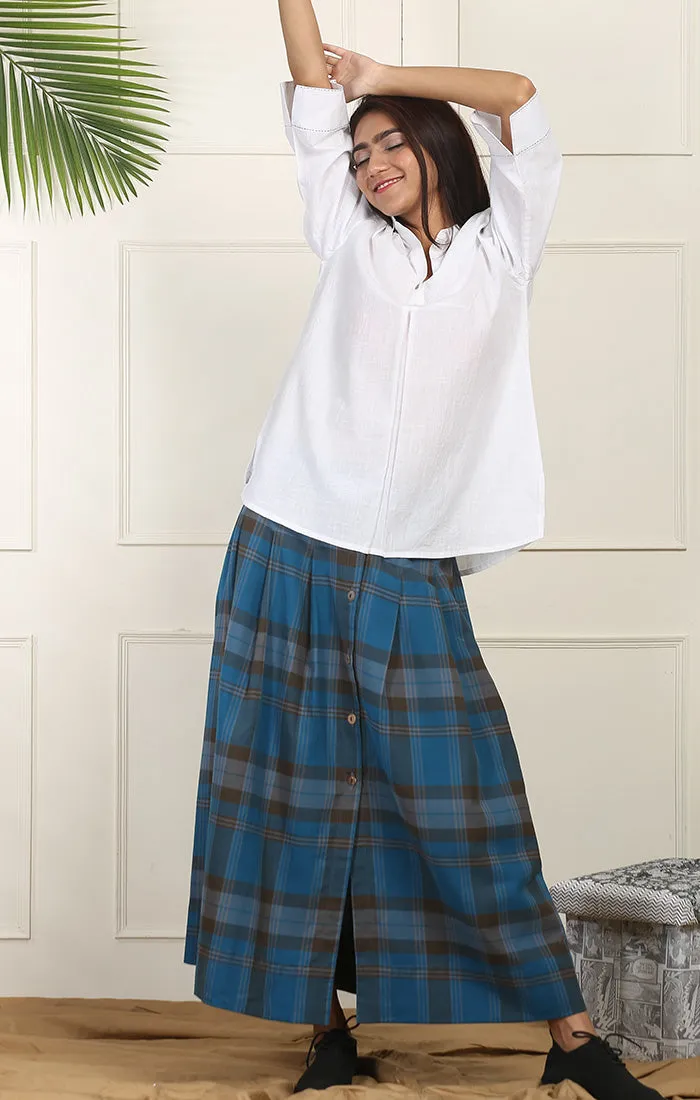 Checked Skirt