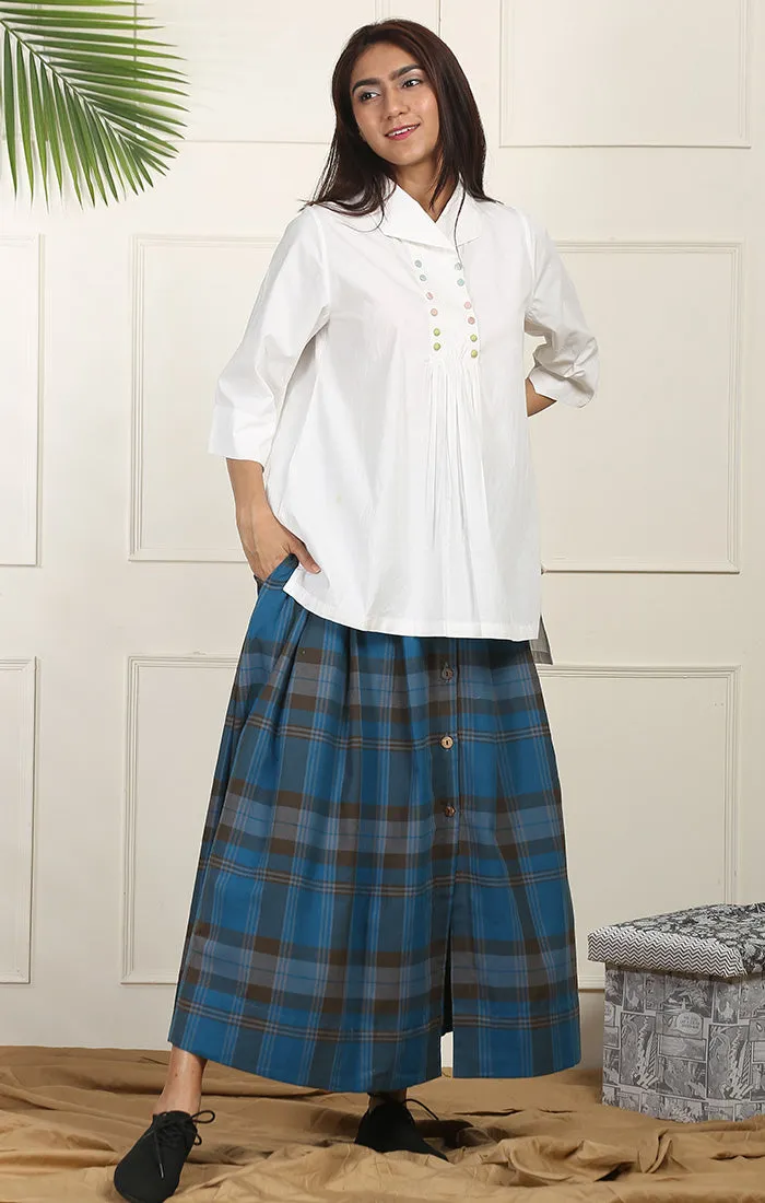 Checked Skirt