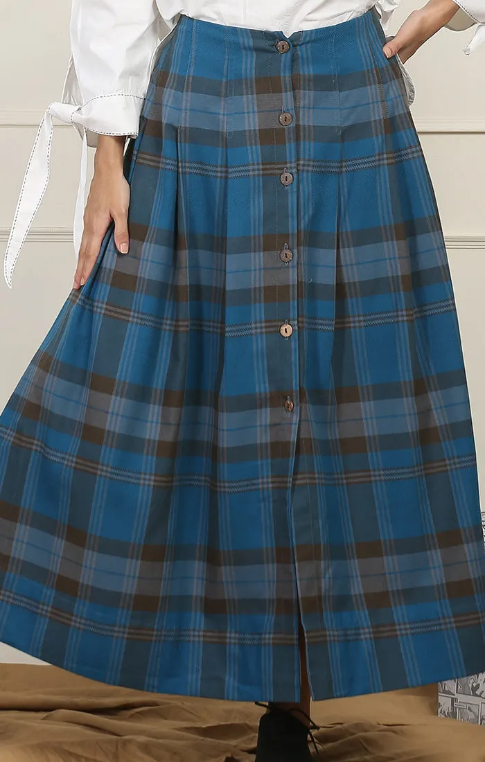 Checked Skirt