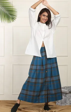 Checked Skirt