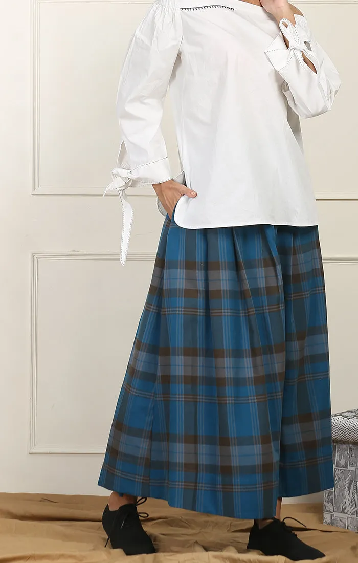 Checked Skirt