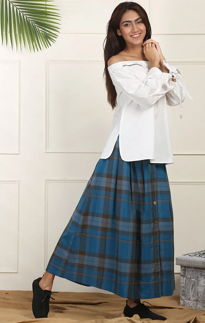 Checked Skirt