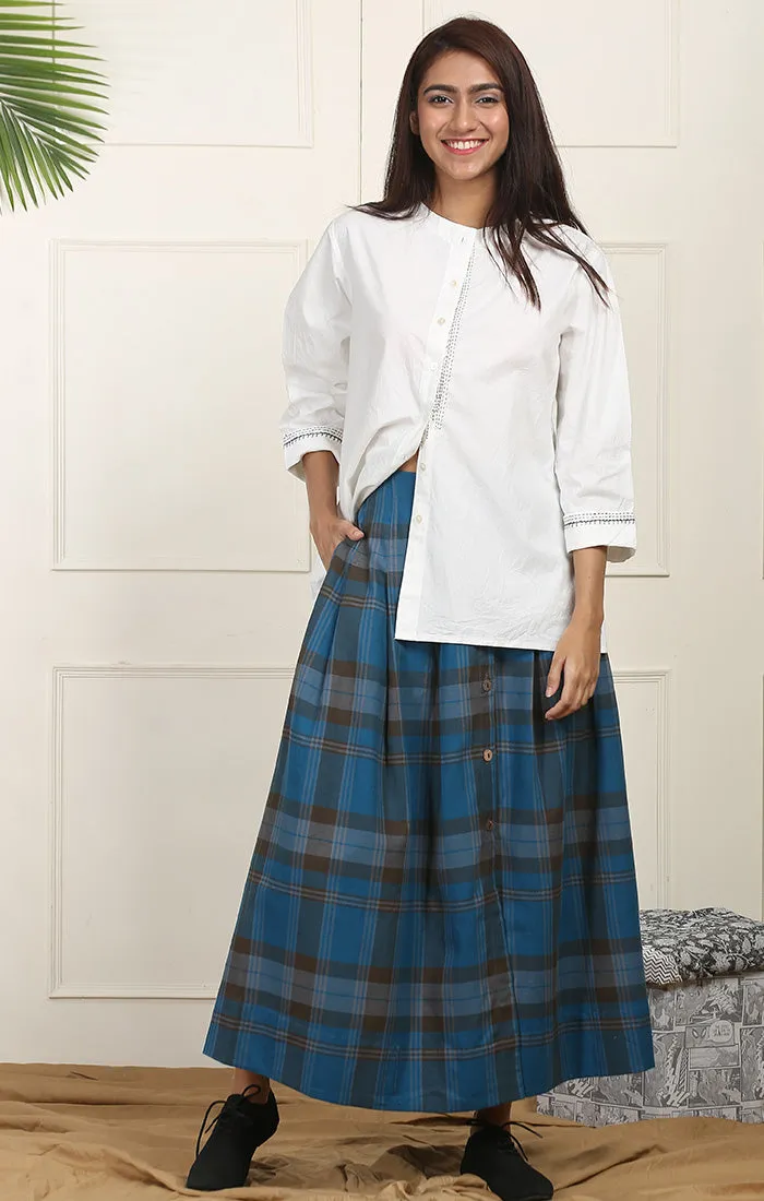 Checked Skirt