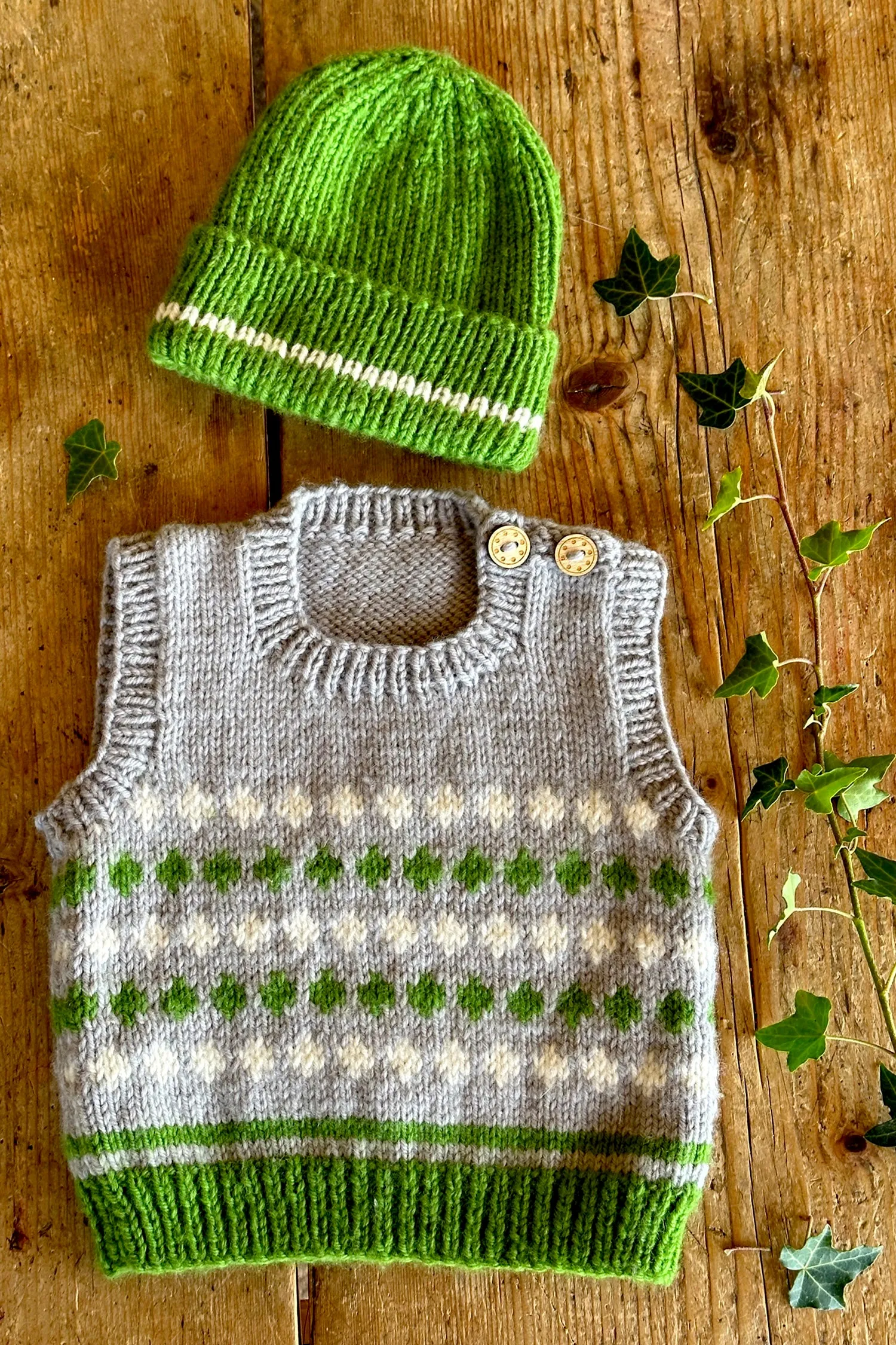 Cypress Vest and Beanie
