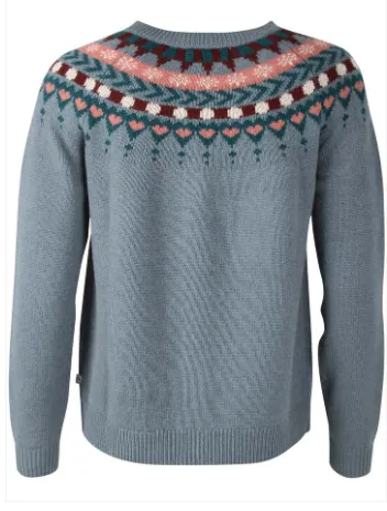 Danefae danefondue wool cardigan blue grey