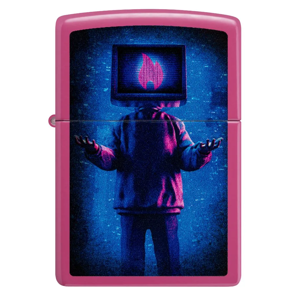 Flame TV Man Design