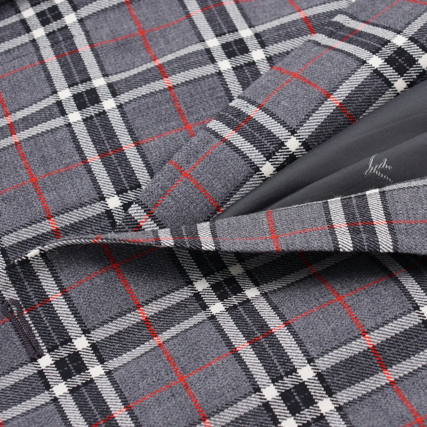 Isaia Slim-Fit Plaid Wool Sport Coat
