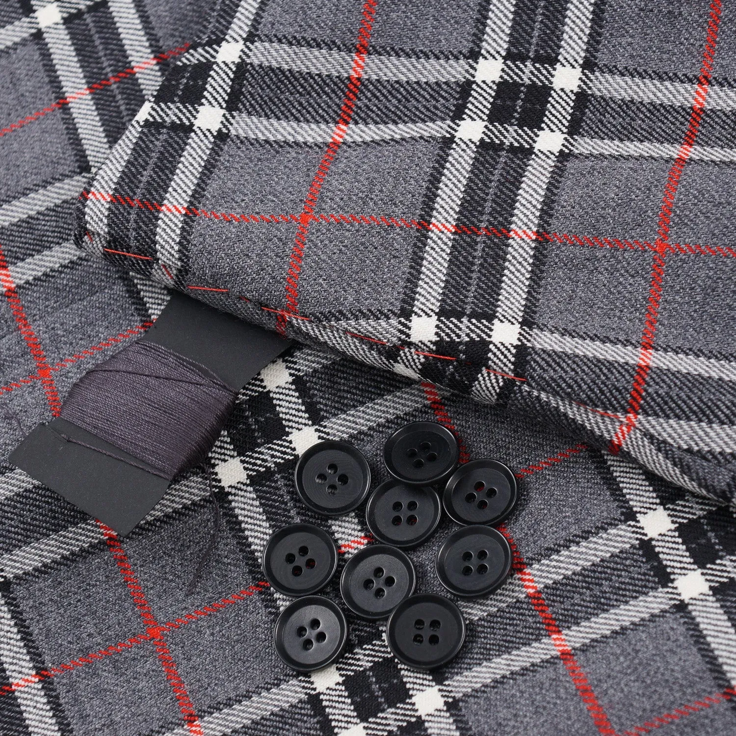 Isaia Slim-Fit Plaid Wool Sport Coat