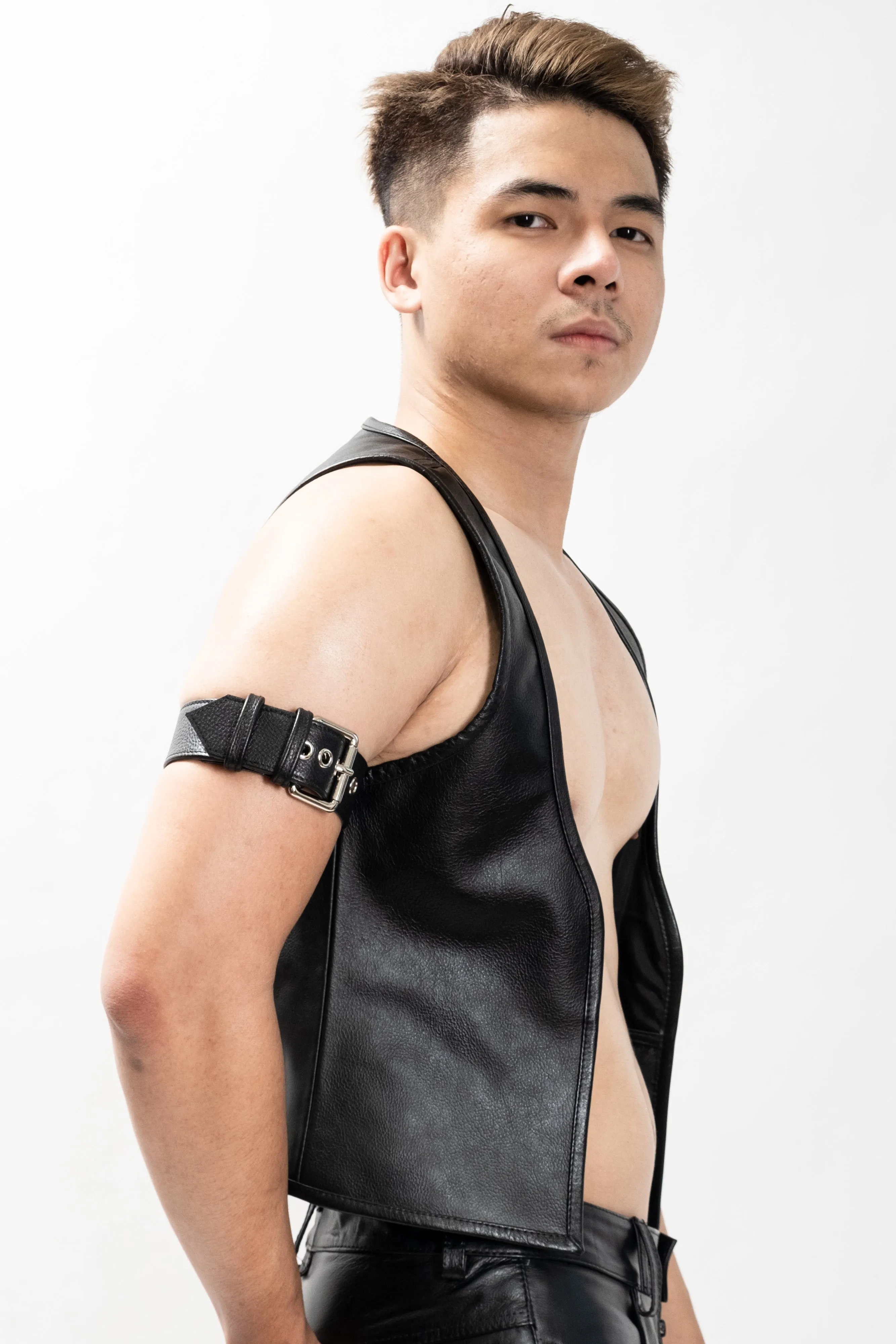 Leather Bar Vest