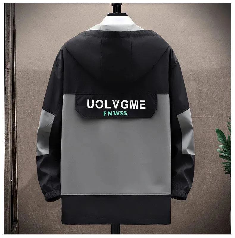 Men's Hooded Windproof Jacket Casual & Comfortable