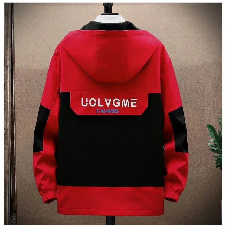 Men's Hooded Windproof Jacket Casual & Comfortable