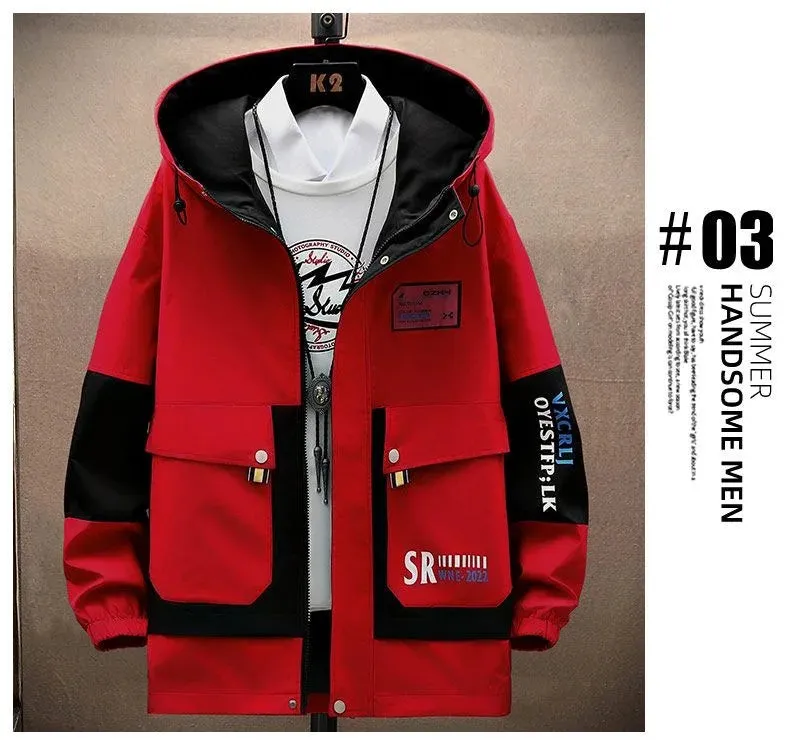 Men's Hooded Windproof Jacket Casual & Comfortable
