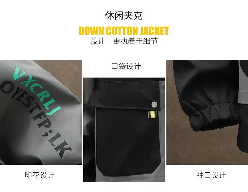 Men's Hooded Windproof Jacket Casual & Comfortable