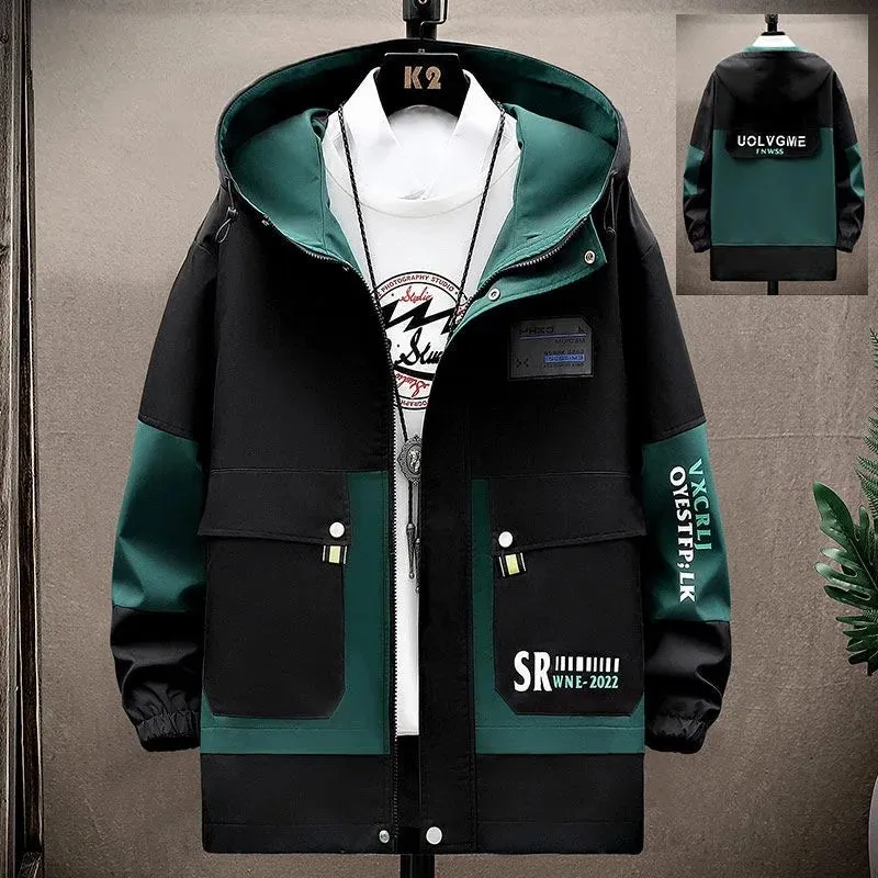 Men's Hooded Windproof Jacket Casual & Comfortable