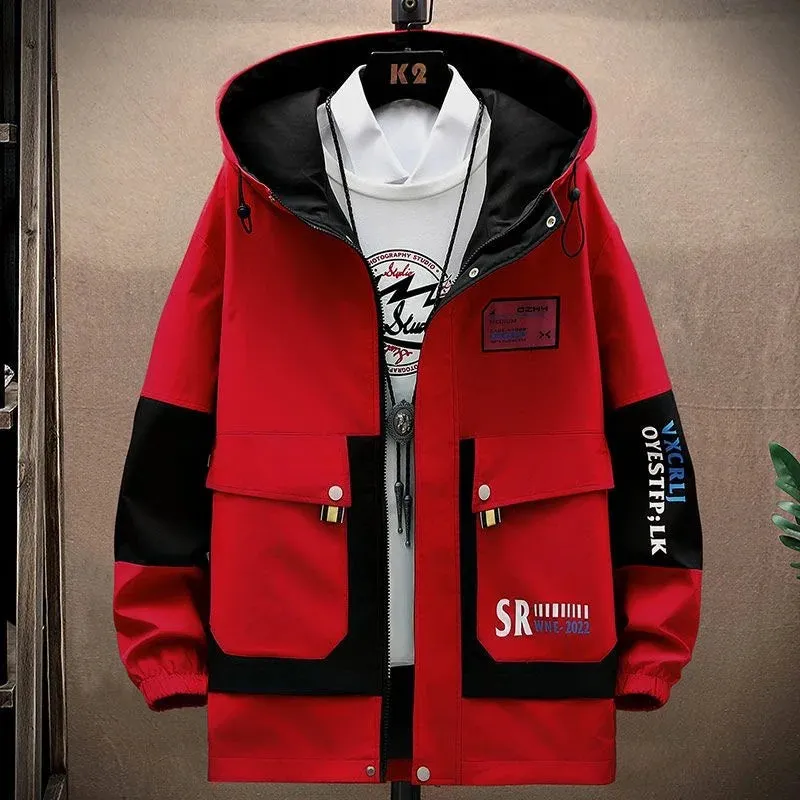 Men's Hooded Windproof Jacket Casual & Comfortable