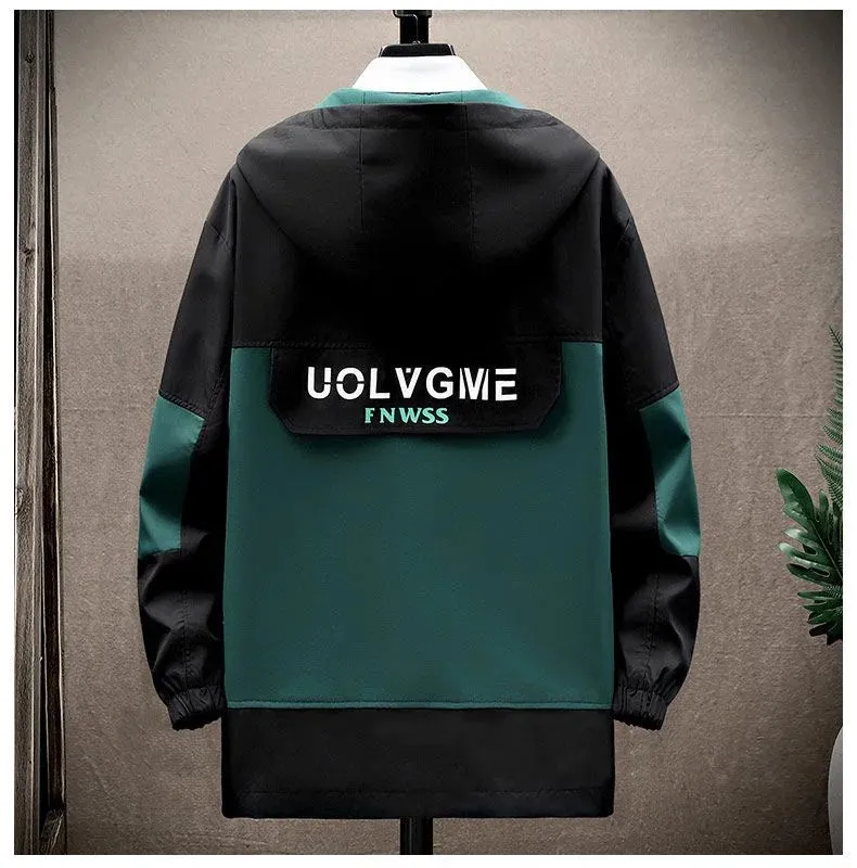 Men's Hooded Windproof Jacket Casual & Comfortable