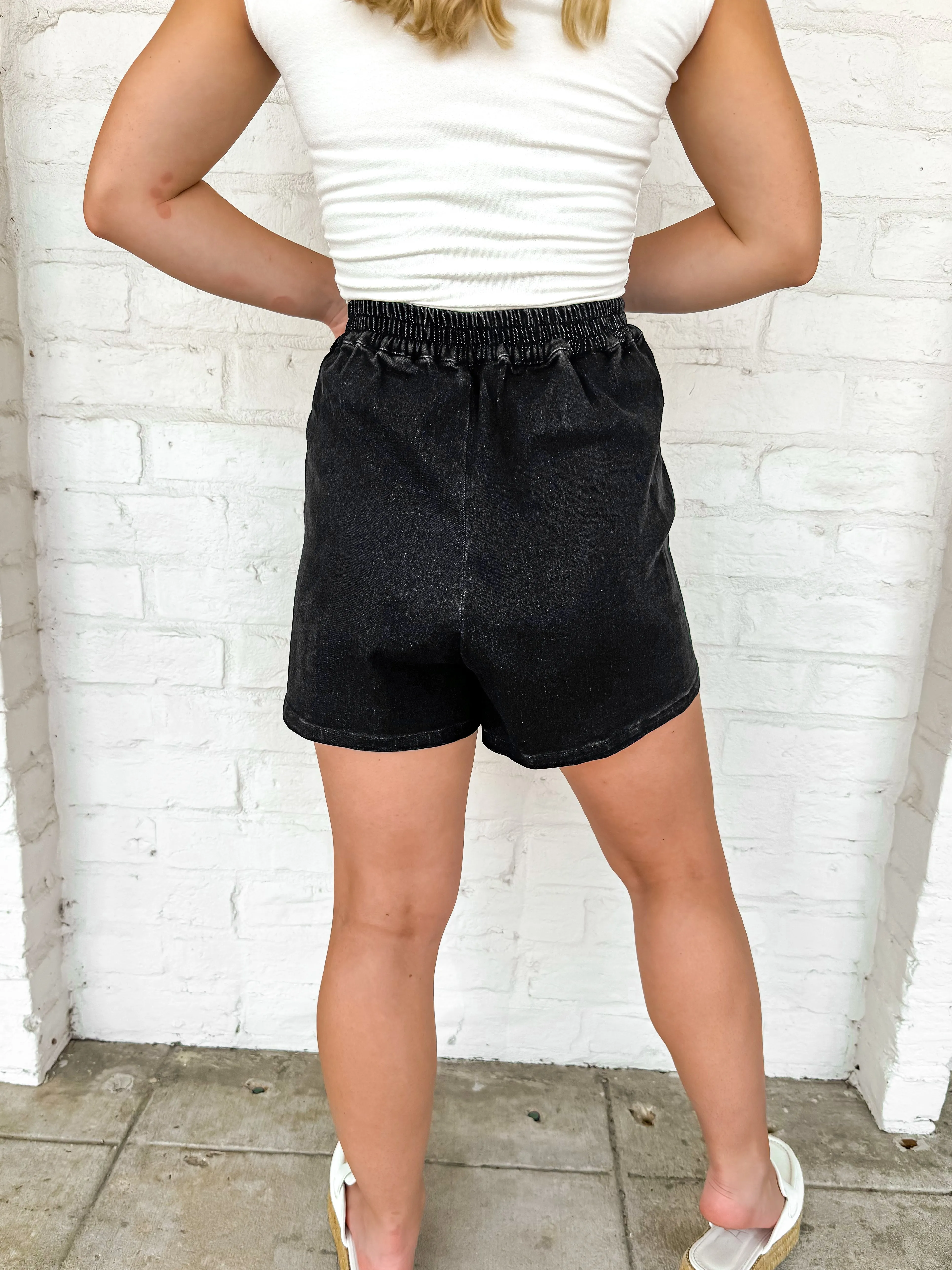 More To See Denim Skort