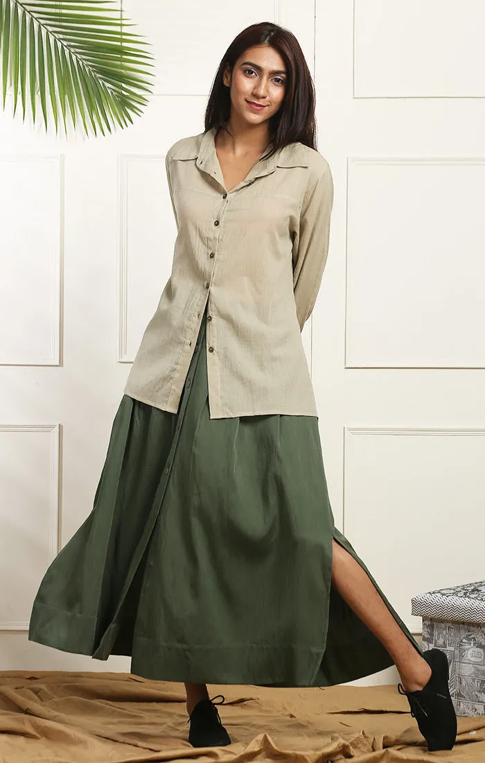 Olive Green Skirt