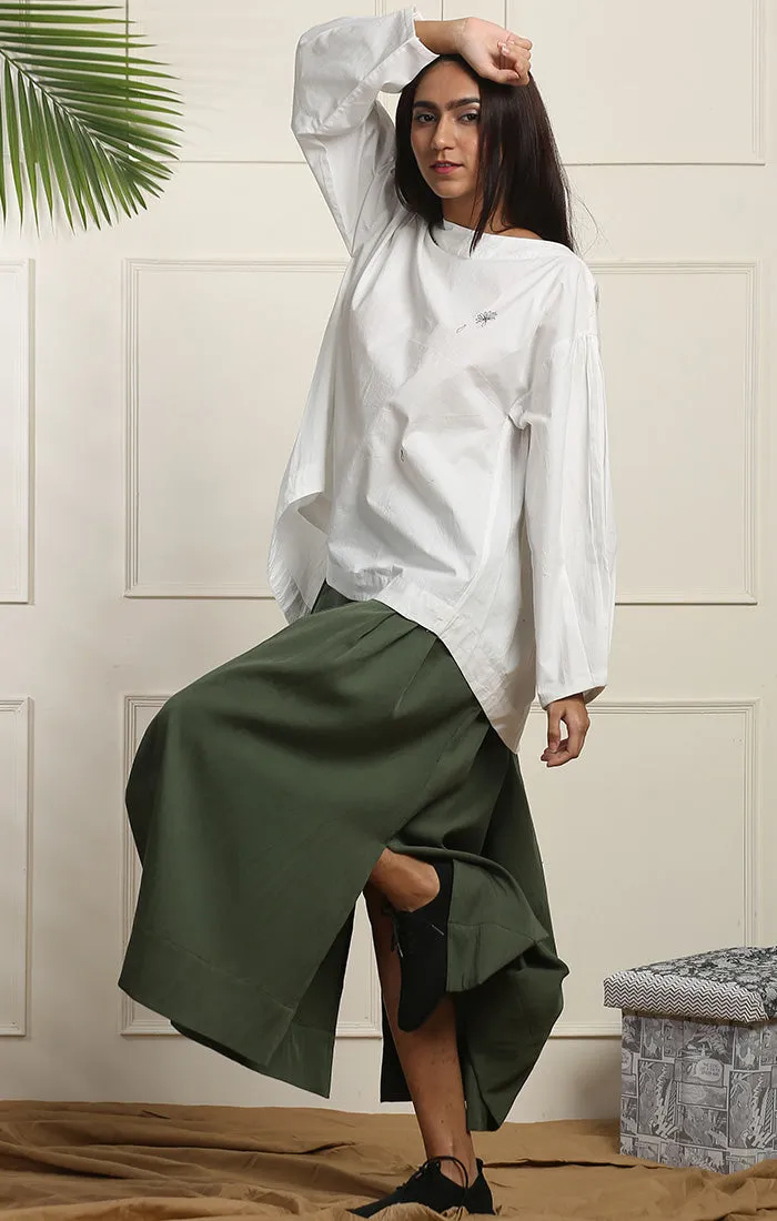 Olive Green Skirt