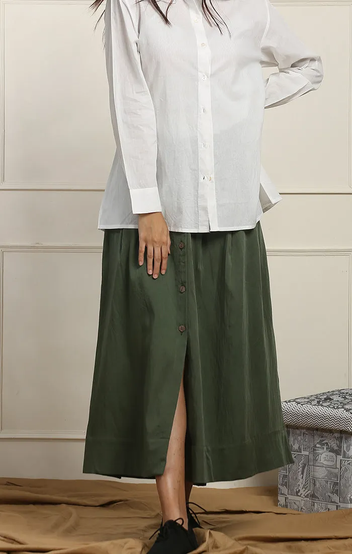 Olive Green Skirt