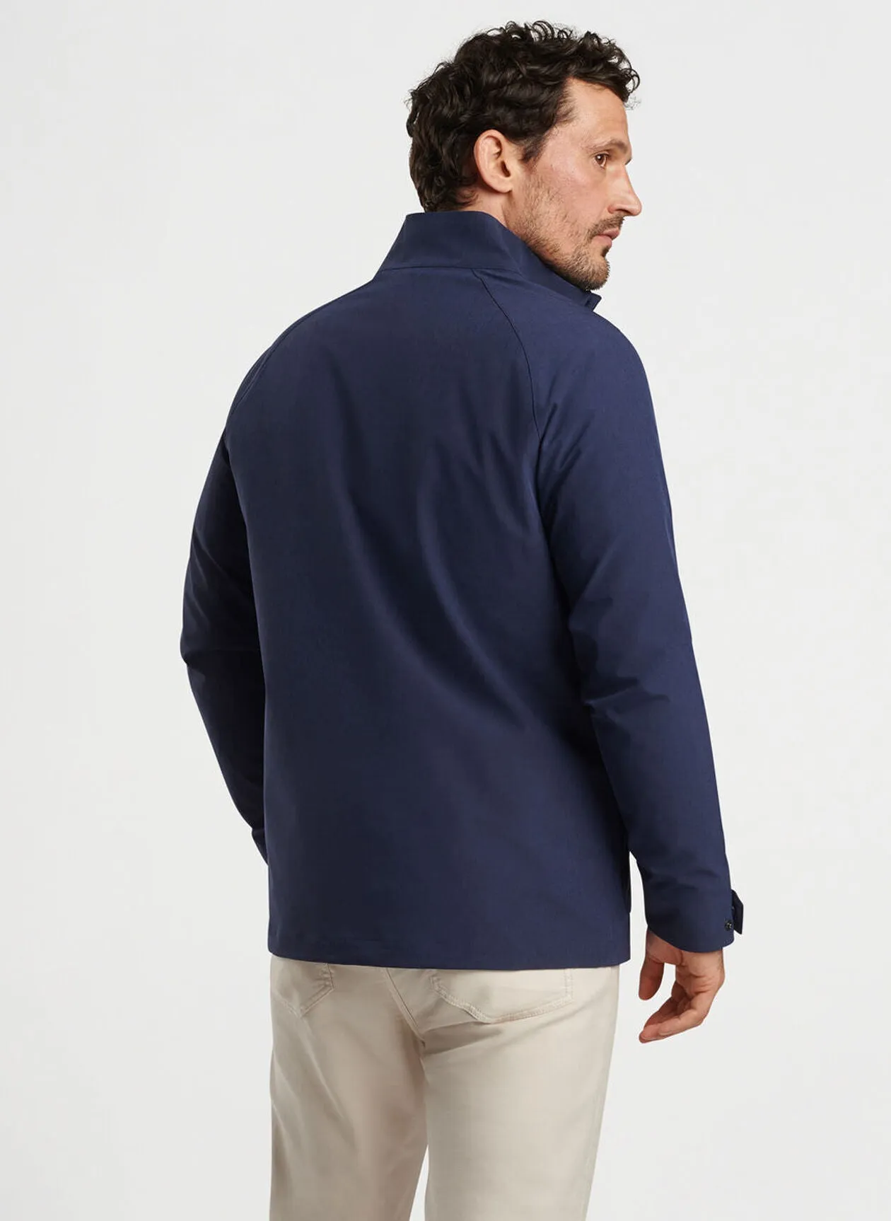 Peter Millar Newport City Coat-Navy