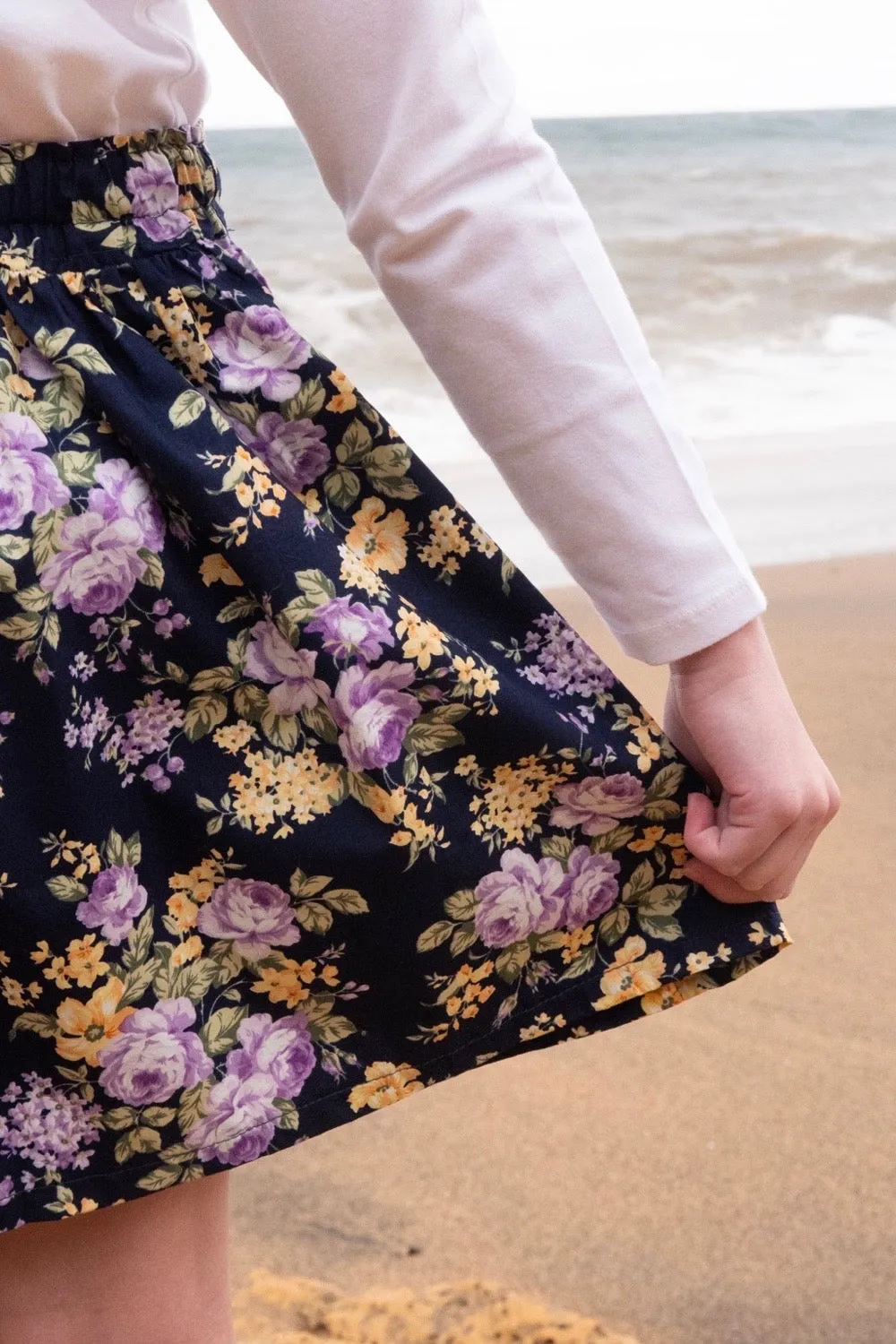 Pocket Skirt | Claire in Purple