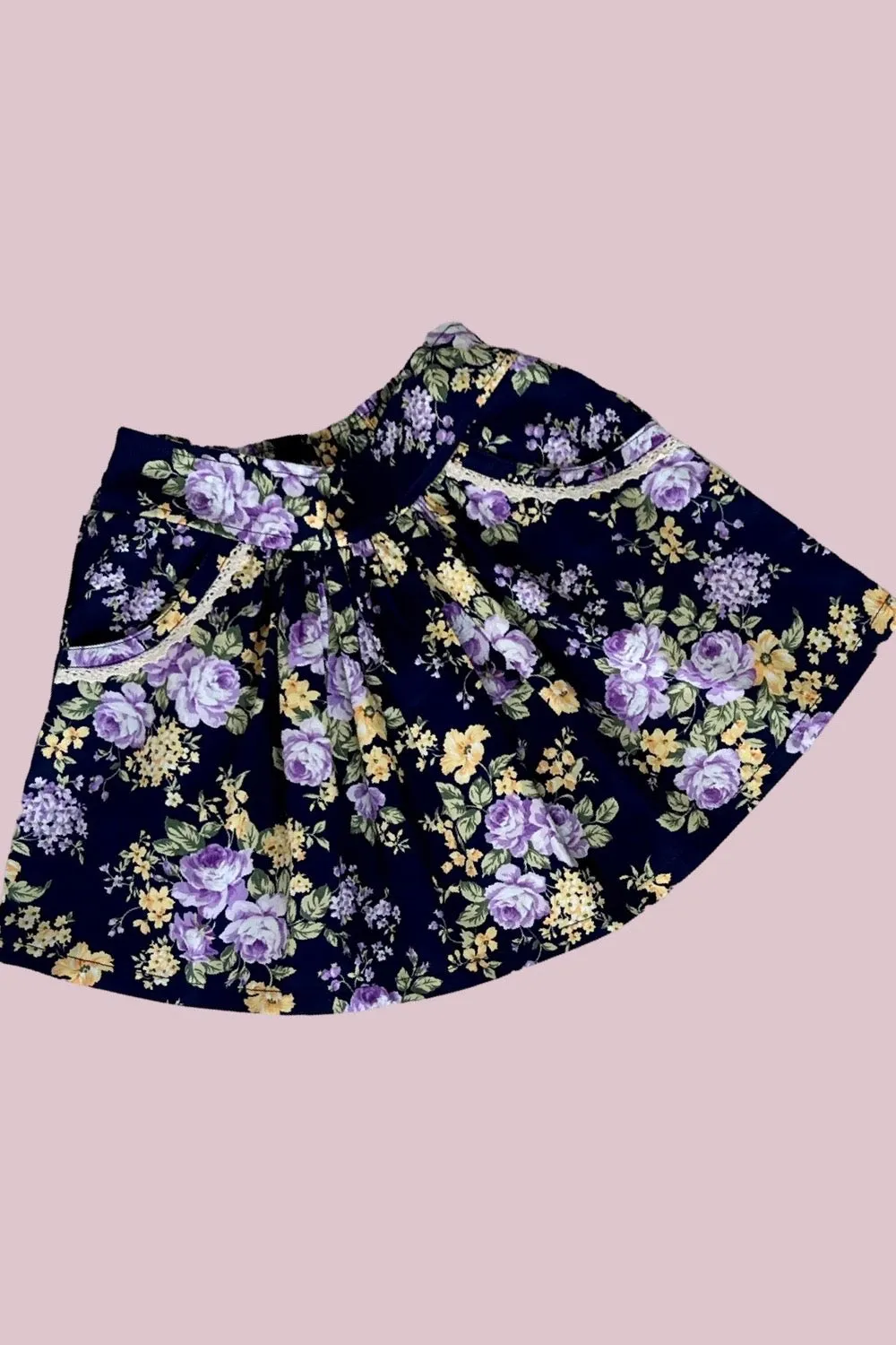 Pocket Skirt | Claire in Purple