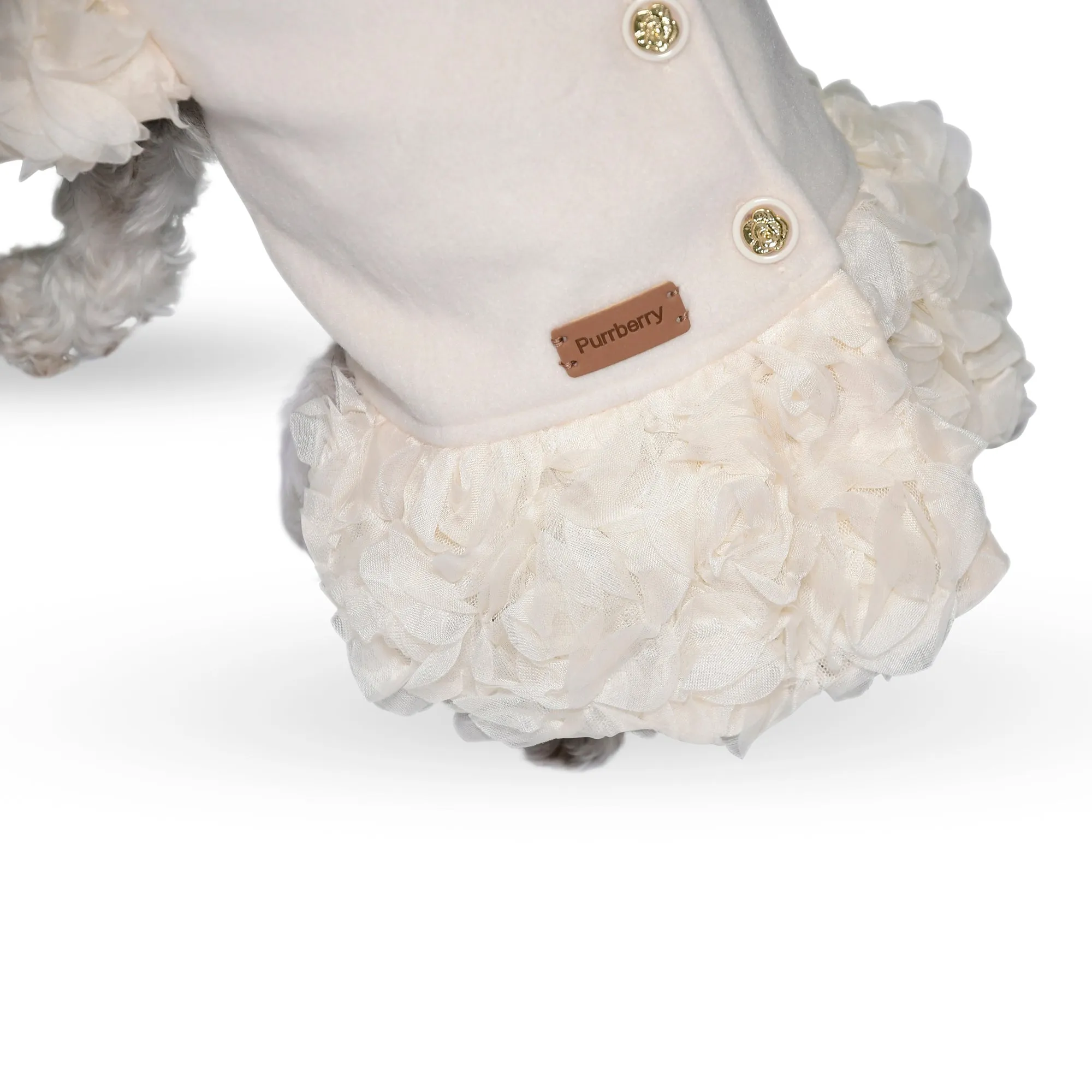 Rose Fleece Pet Dress