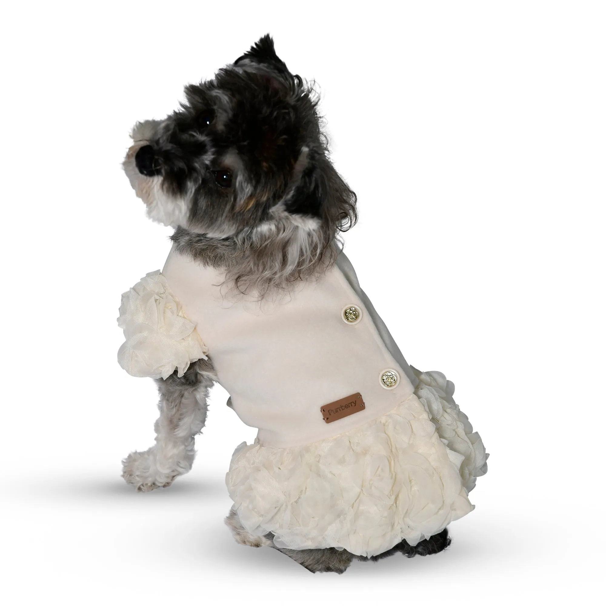 Rose Fleece Pet Dress