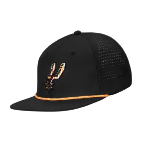 San Antonio Spurs  Black Snapback Cap