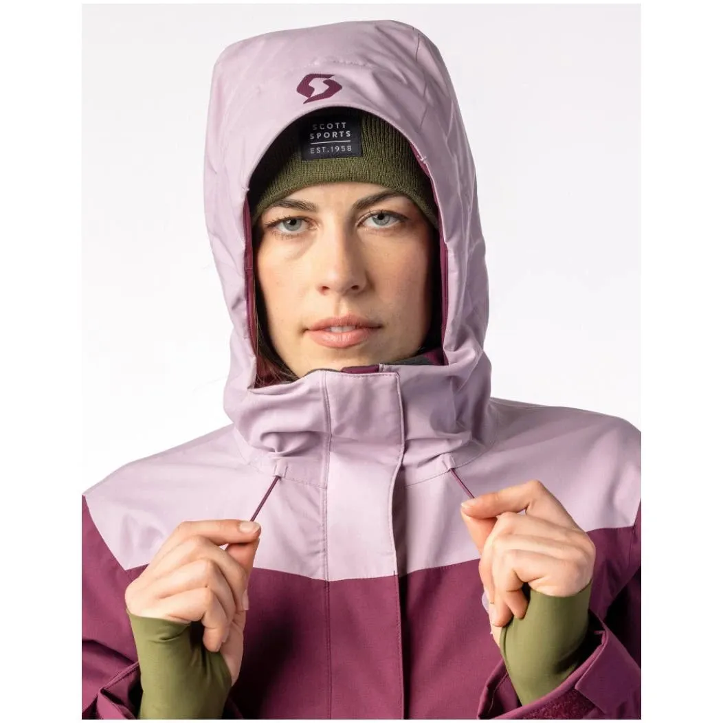 Scott Jacket W's Ultimate Dryo Plus Cloud Pink/Wild Red
