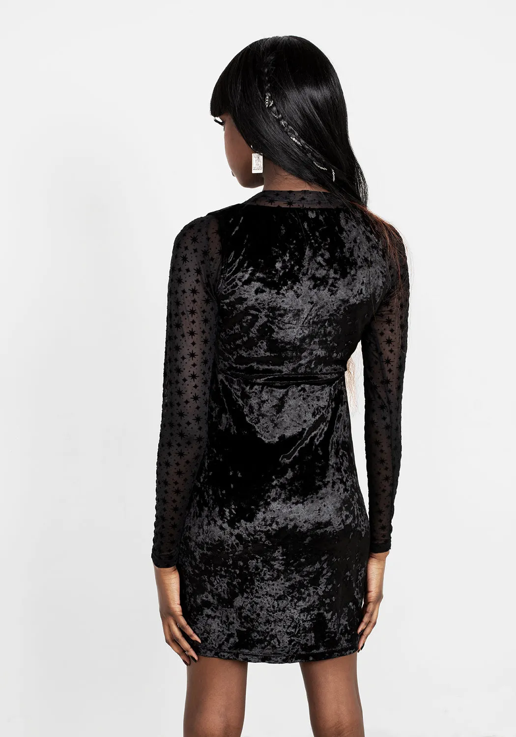Spectacle Velvet Bodycon Dress