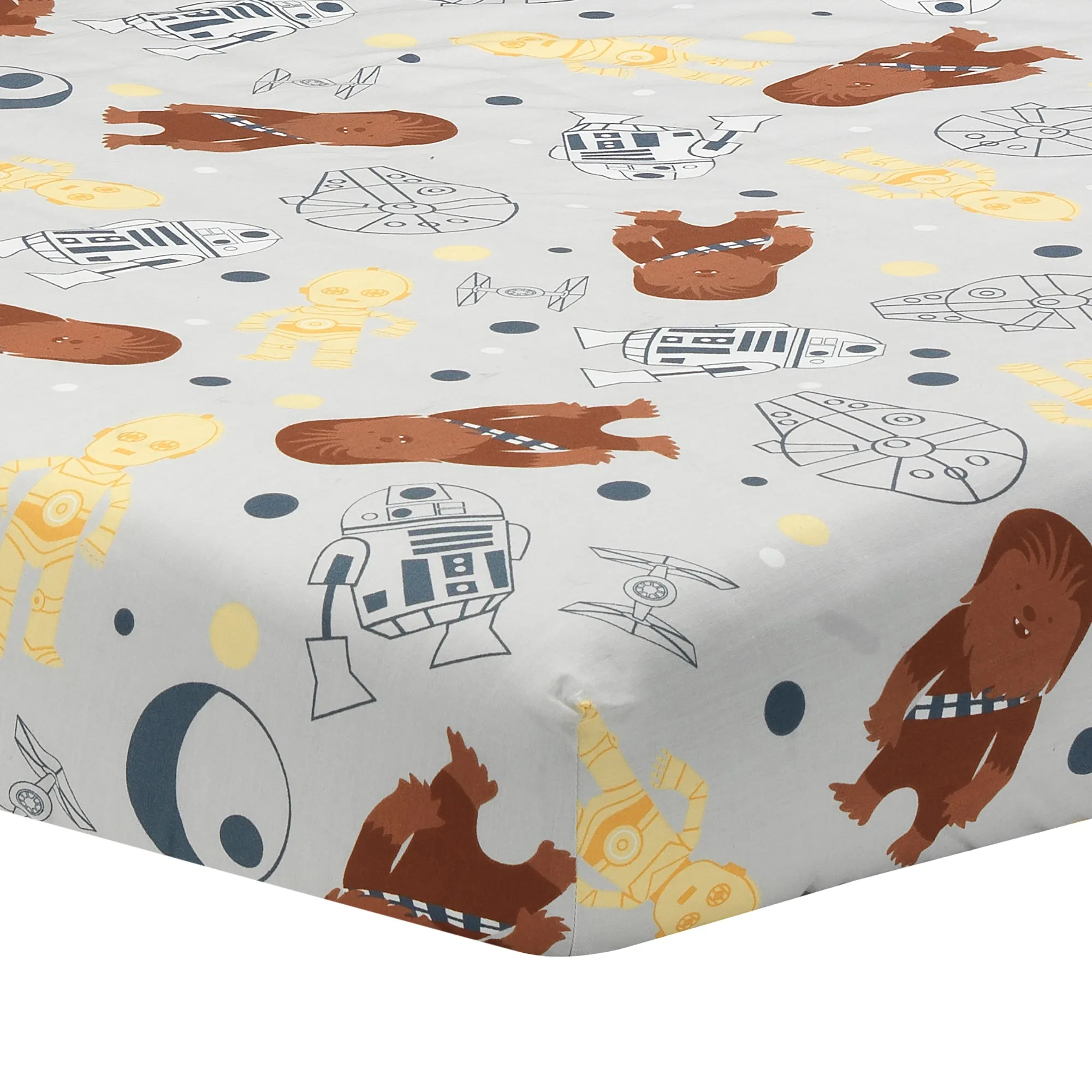 Star Wars Millennium Falcon 4-Piece Crib Bedding Set