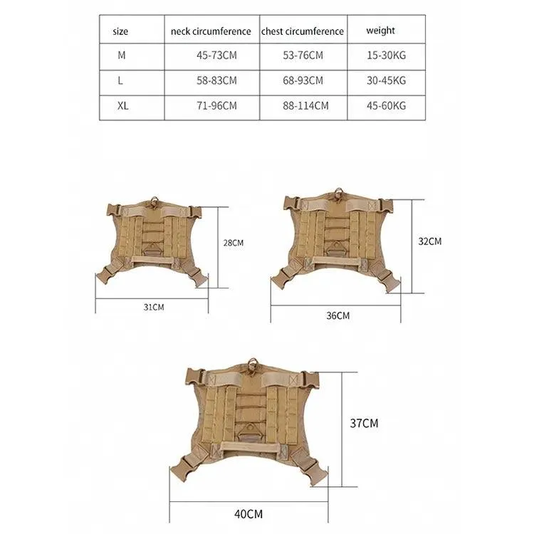 Tactical Dog Training Vest