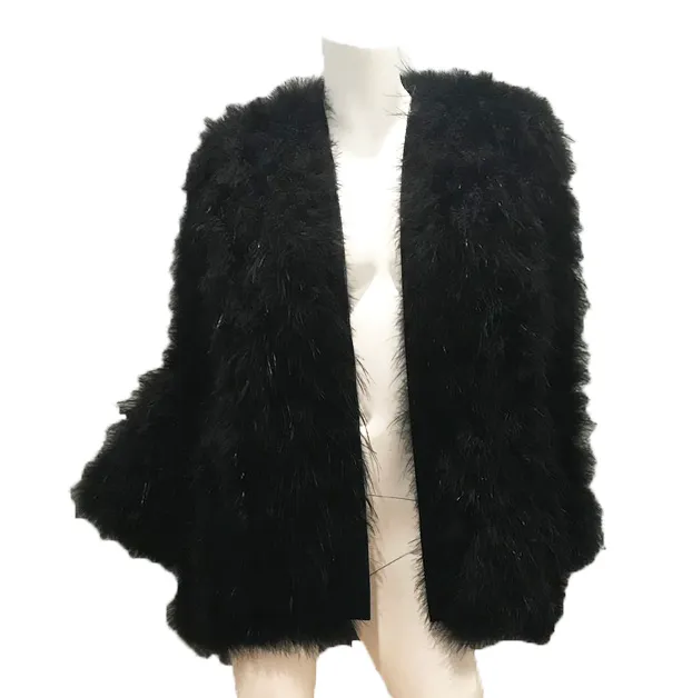 YVES SAINT LAURENT marabou chubby
